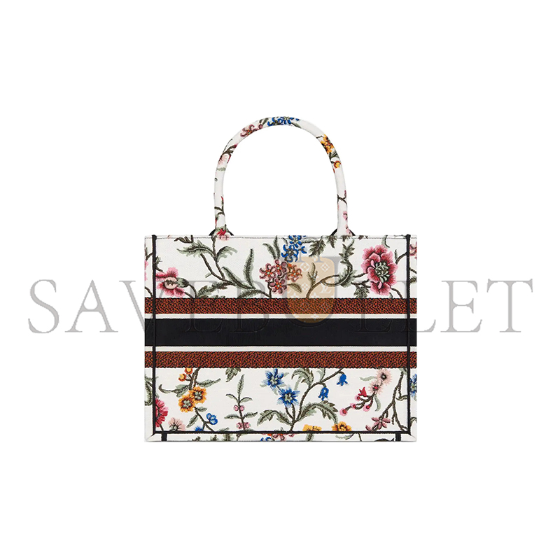 DIOR CANVAS EMBROIDERED MEDIUM BOOK TOTE M1296ZEAU-M933 (36*27*16.5cm) 